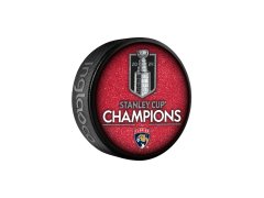 Florida Panthers puk 2024 Stanley Cup Champions Special Edition Glitter