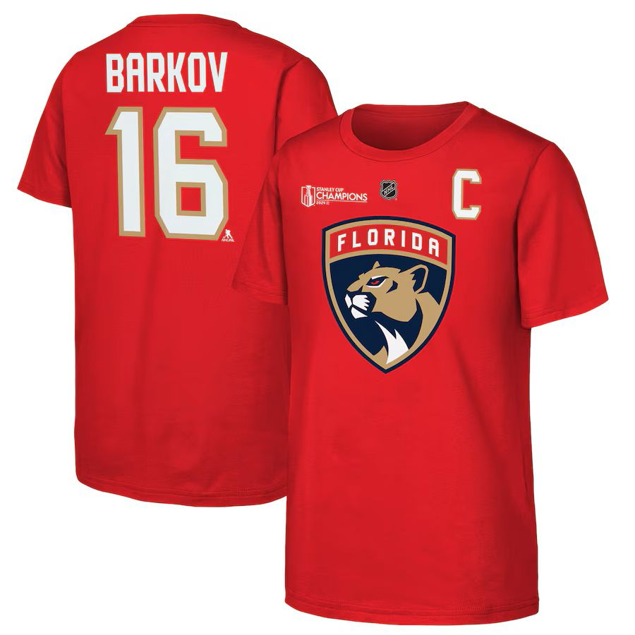 Florida Panthers dětské tričko Aleksander Barkov 2024 Stanley Cup Champions Name & Number - Florida Panthers stanley Cup 2024