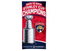 Florida Panthers osuška 2025 Stanley Cup Champions Locker Room Back to Back Celebration