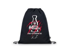 Florida Panthers pytlík gym bag Vítek Vaněček #92 Stanley Cup Champion 2025 black