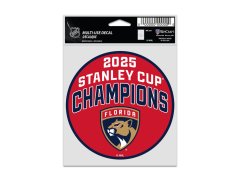 Florida Panthers samolepka 2025 Stanley Cup Champions Fan Decal Set