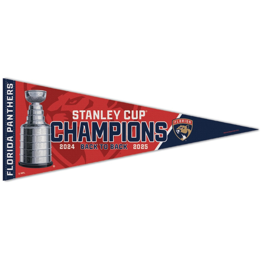 Florida Panthers vlaječka 2025 WinCraft Back-To-Back Stanley Cup Champions Premium - Florida Panthers stanley Cup 2025
