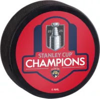 Florida Panthers puk 2025 Stanley Cup Champions Hockey Line
