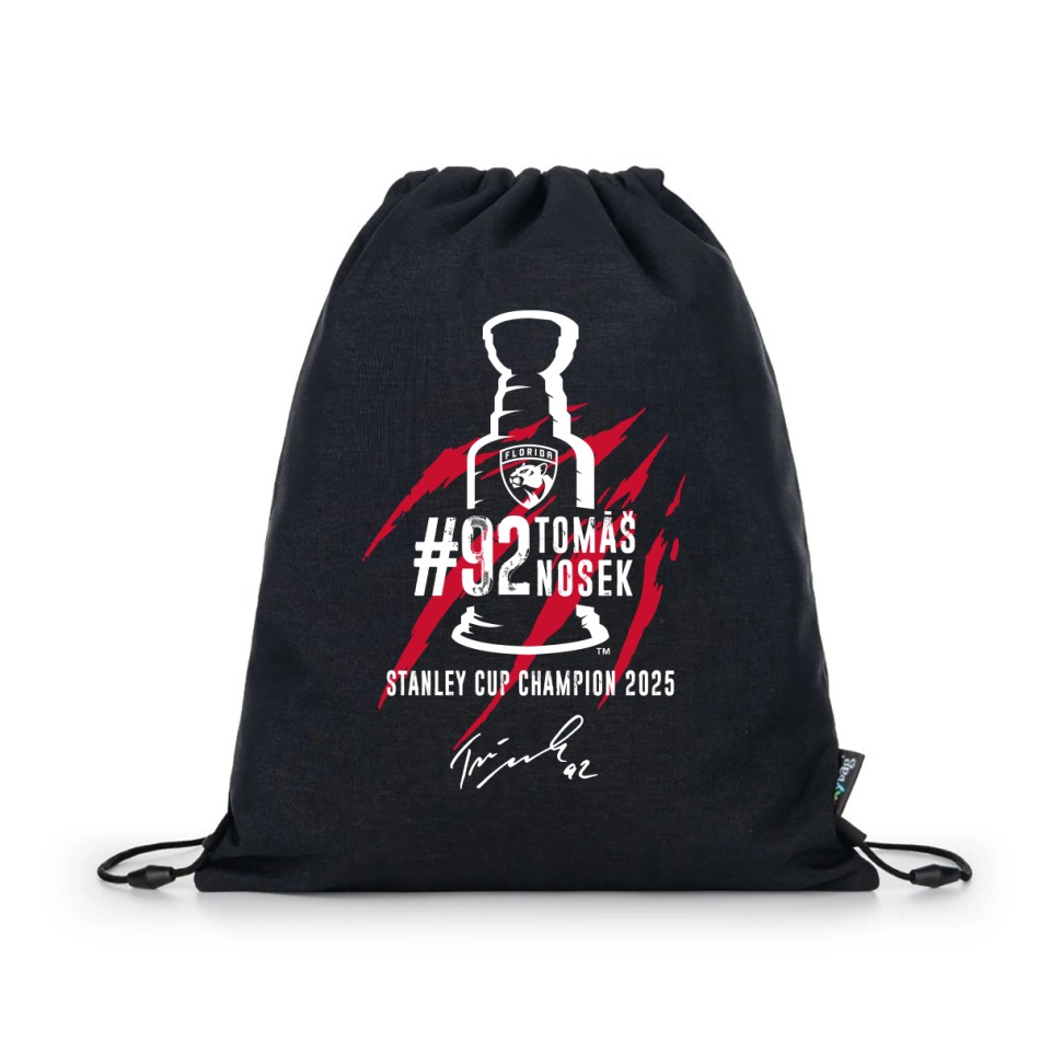 Florida Panthers pytlík gym bag Tomáš Nosek #92 Stanley Cup Champion 2025 - Florida Panthers stanley Cup 2025