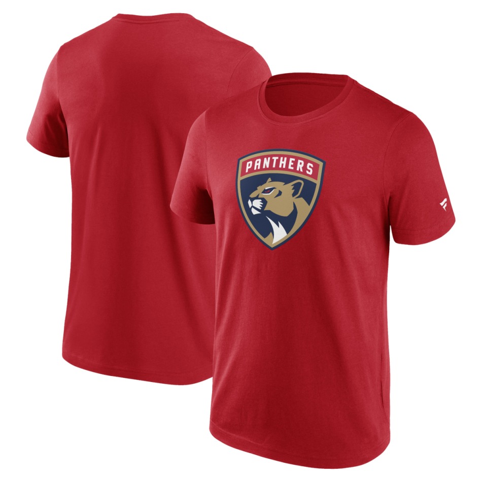 Florida Panthers pánské tričko Primary Logo Graphic Athletic Red - Florida Panthers trička, polo trička, košile