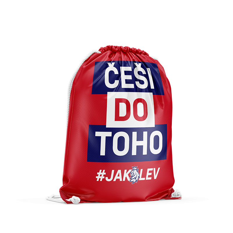 Hokejové reprezentace pytlík gym bag Czech Republic Jakolev - Hokejové reprezentace batohy, tašky, vaky