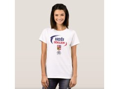 Hokejové reprezentace dámské tričko Ice Hockey World Championship Czechia MS 2024 White