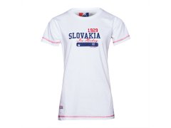 Hokejové reprezentace dámské tričko Slovakia Stars white