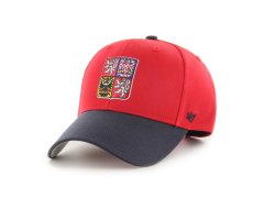 Hokejové reprezentace dětská čepice baseballová kšiltovka Czech Republic Replica Basic CT 47 MVP red