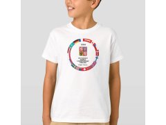 Hokejové reprezentace dětské tričko Ice Hockey World Championship Czechia MS 2024 White