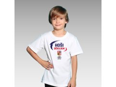 Hokejové reprezentace dětské tričko HOŠI DĚKUJEM Ice Hockey World Championship Czechia MS 2024 White