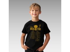 Hokejové reprezentace dětské tričko MISTŘI Ice Hockey World Championship Czechia MS 2024 GOLD EDITION Black
