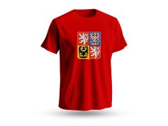 Hokejové reprezentace dětské tričko Czech Republic Martin Nečas #98 National Emblem 2025 red
