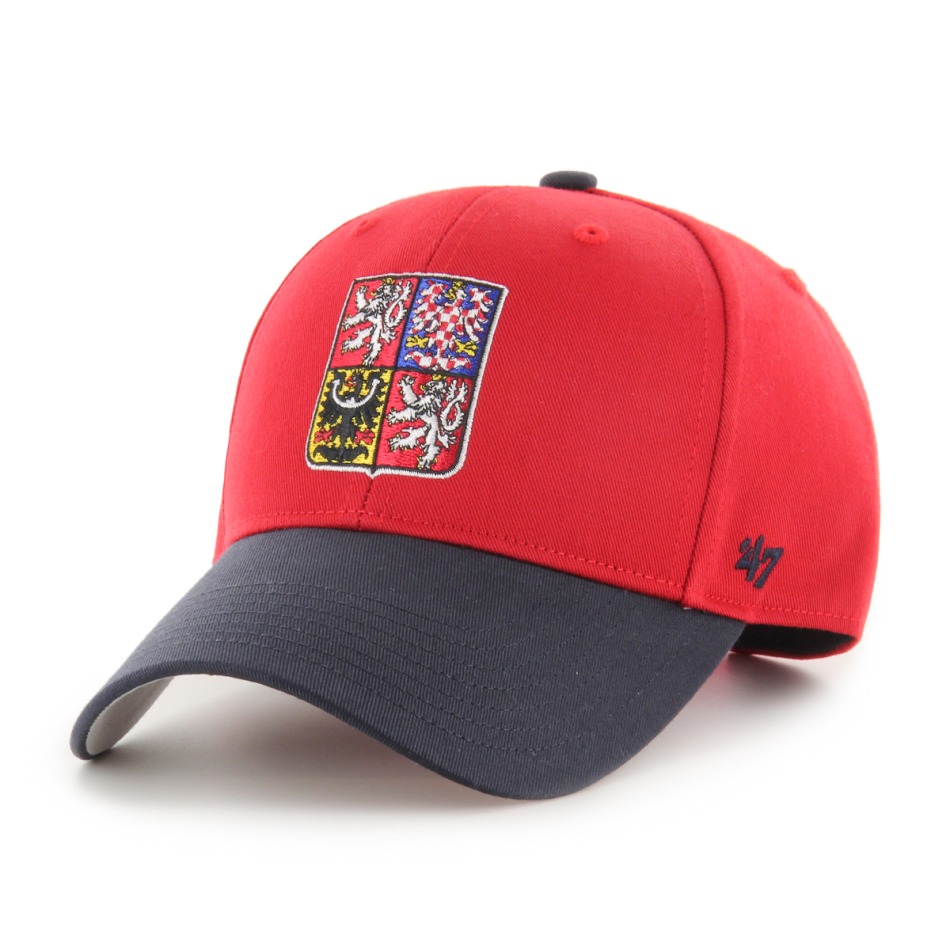 Hokejové reprezentace dětská čepice baseballová kšiltovka Czech Republic Replica Basic CT 47 MVP red