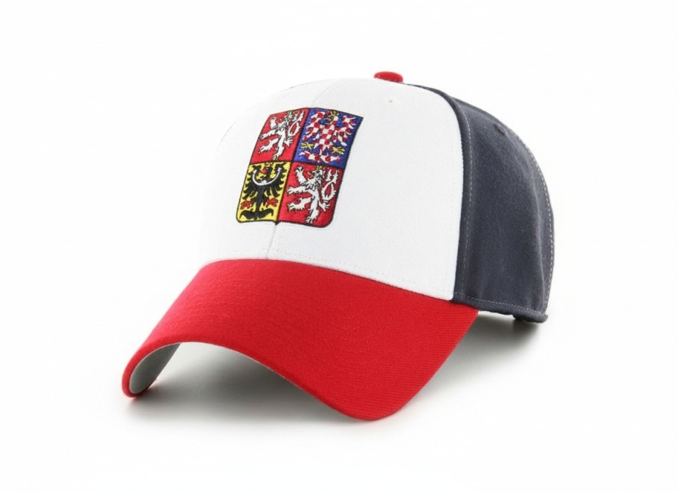 Hokejové reprezentace dětská čepice baseballová kšiltovka Czech Republic Replica Basic CT 47 MVP white-navy - Hokejové reprezentace dětské oblečení