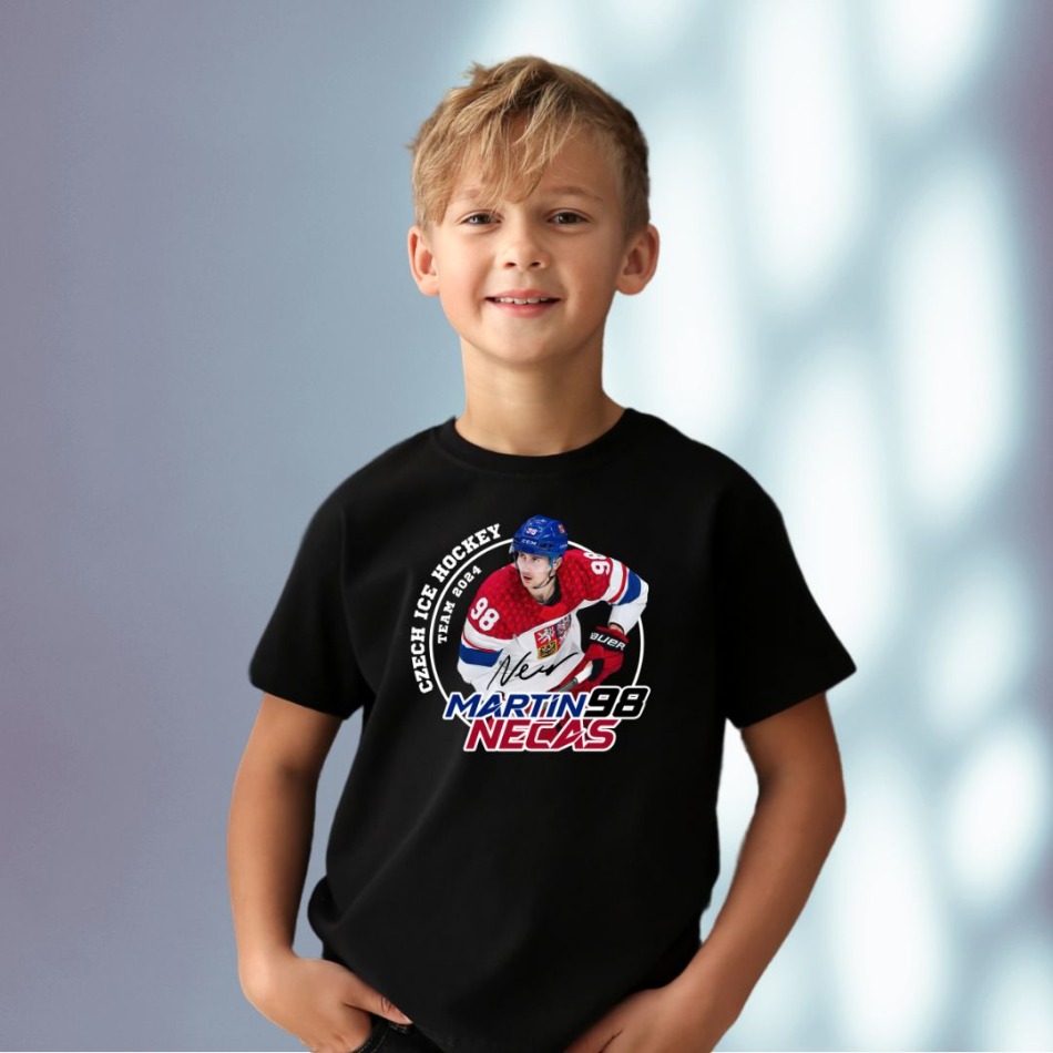 Hokejové reprezentace dětské tričko #98 Ice Hockey World Championship Czechia MS 2024 - Hokejové reprezentace dětské oblečení