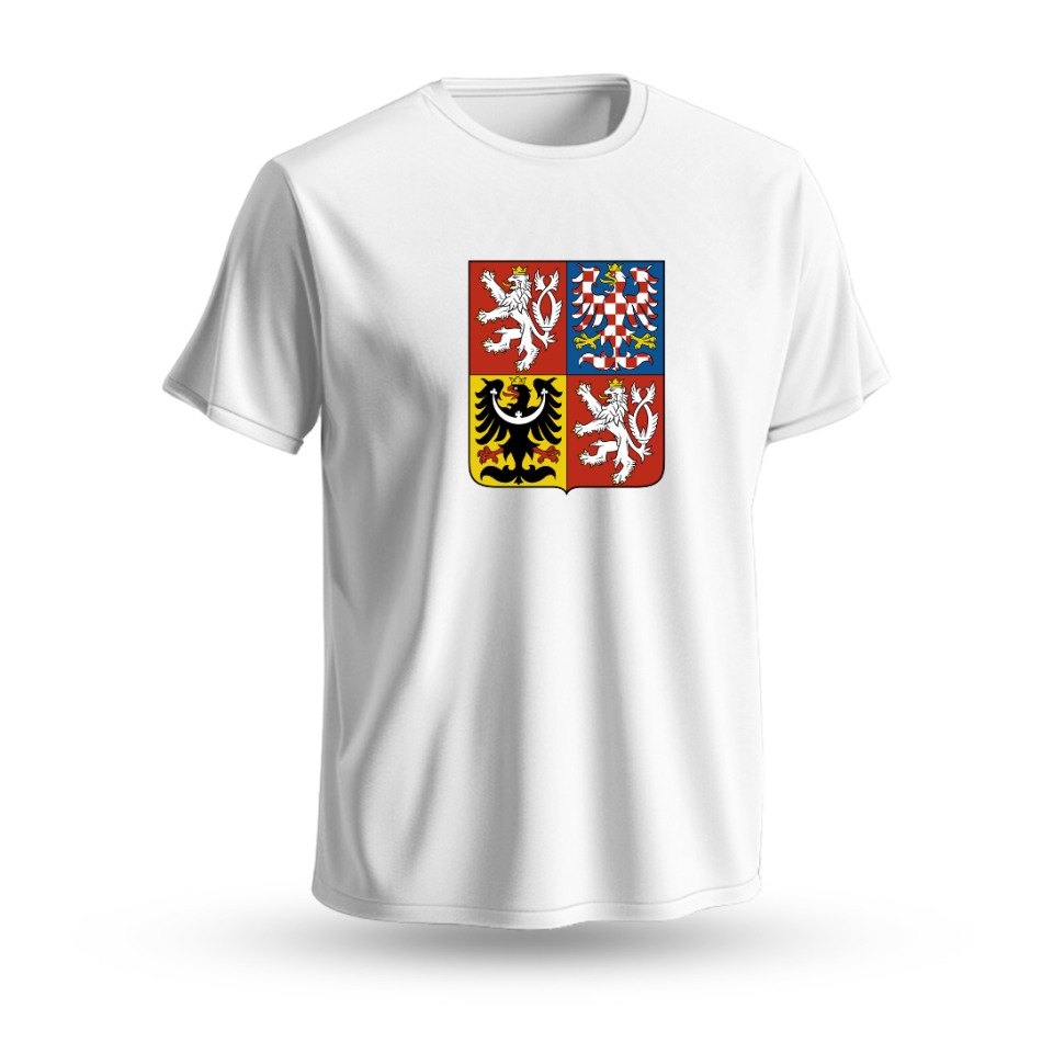 Hokejové reprezentace dětské tričko Czech republic David Pastrňák #88 Emblem 2025 White - Hokejové reprezentace dětské oblečení