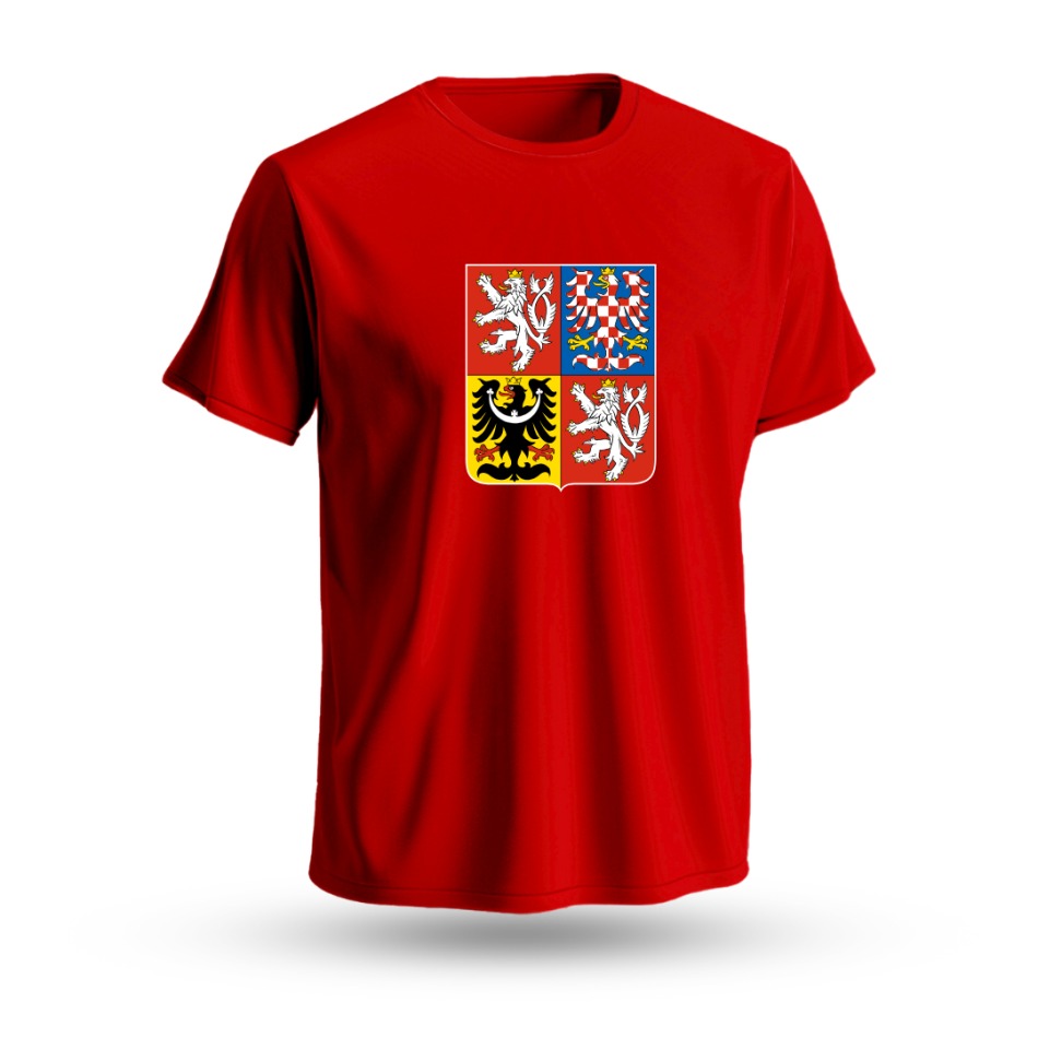 Hokejové reprezentace dětské tričko Czech Republic Martin Nečas #98 National Emblem 2025 red - Hokejové reprezentace dětské oblečení