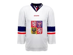 Hokejové reprezentace hokejový dres Czech Republic 2023/24 CCM Fandres replica white