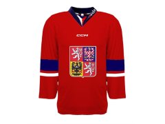 Hokejové reprezentace hokejový dres Czech Republic 2023/2024 CCM Fandres replica - red