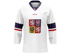 Hokejové reprezentace hokejový dres Czech Republic 2023/2024 CCM Fandres replica - white David Pastrňák #88