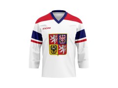 Hokejové reprezentace hokejový dres Dominik Kubalík #81 2024 CCM Fandres replica white
