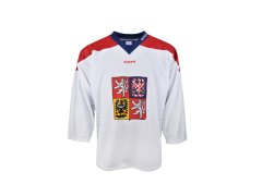 Hokejové reprezentace hokejový dres Czech republic David Pastrňák 2025/2026 CCM Fandres replica white