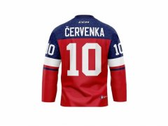 Hokejové reprezentace hokejový dres Roman Červenka #10 CCM Fandres replica 2026 red