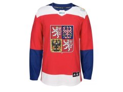 Hokejové reprezentace hokejový dres Czech republic Adidas World Cup 2016 Authentic Jersey red