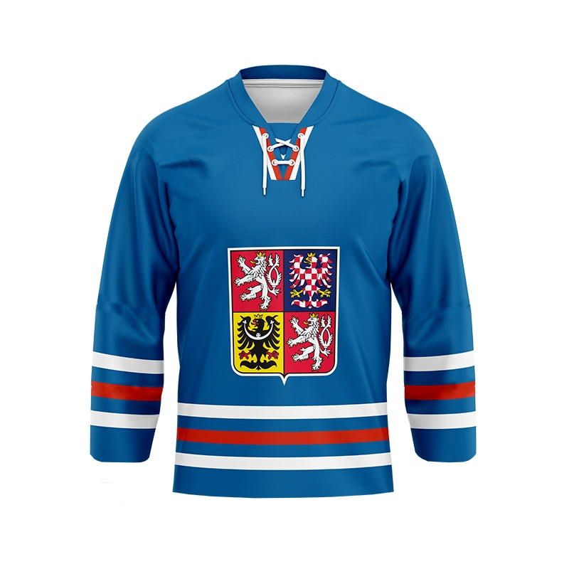Hokejové reprezentace hokejový dres Czech Republic 2023/2024 CCM Fandres replica - blue - Hokejové reprezentace dresy