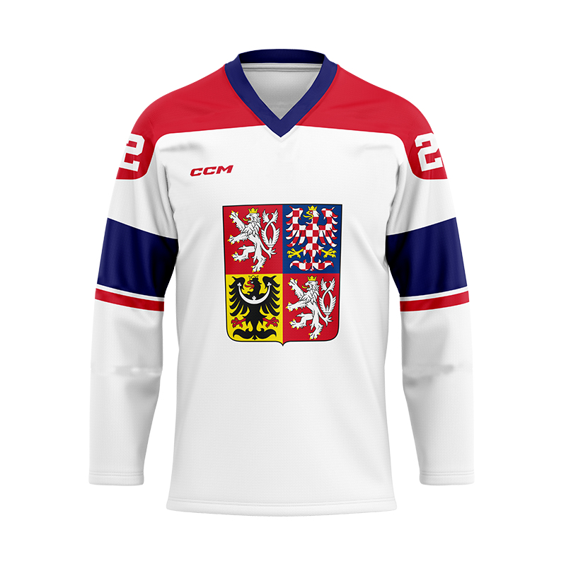 Hokejové reprezentace hokejový dres Lukáš Sedlák #23 CCM Česká republika - white - Hokejové reprezentace dresy