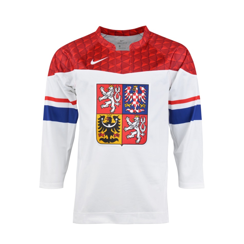Hokejové reprezentace hokejový dres Czech republic IIHF World Championships replica white - Hokejové reprezentace dresy