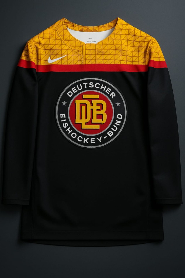 Hokejové reprezentace hokejový dres Germany NIKE IIHF World Championships replica - Hokejové reprezentace dresy