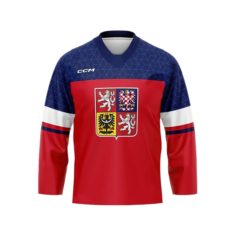 Hokejové reprezentace hokejový dres Czech republic Olymp 2026 red - Hokejové reprezentace dresy
