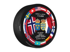 Hokejové reprezentace puk Ice Hockey World Championship Sweden | Denmark MS 2025 Dueling 11.05.2025 Norway vs. Czechia