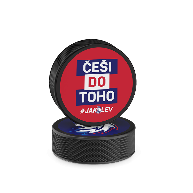 Hokejové reprezentace puk Czech republic tricolour reversible - Hokejové reprezentace hokejové vybavení