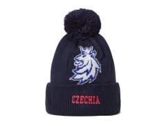 Hokejové reprezentace zimní čepice Czech republic Pom Flag