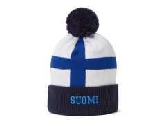 Hokejové reprezentace zimní čepice Finland Pom Flag