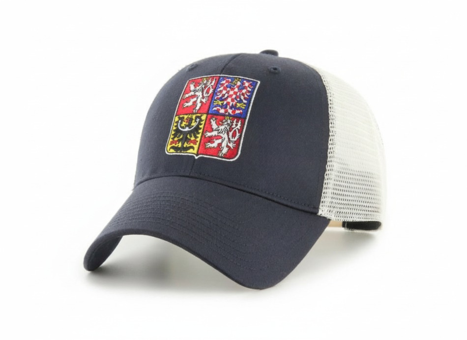 Hokejové reprezentace čepice baseballová kšiltovka Czech Republic Branson 47 MVP Navy - Hokejové reprezentace kšiltovky, čepice, rukavice