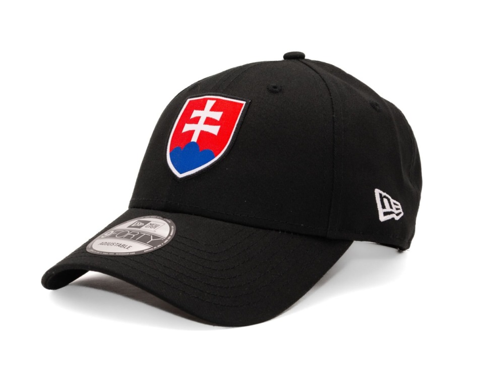 Hokejové reprezentace čepice baseballová kšiltovka Slovakia 940K Core 9forty black - Hokejové reprezentace kšiltovky, čepice, rukavice