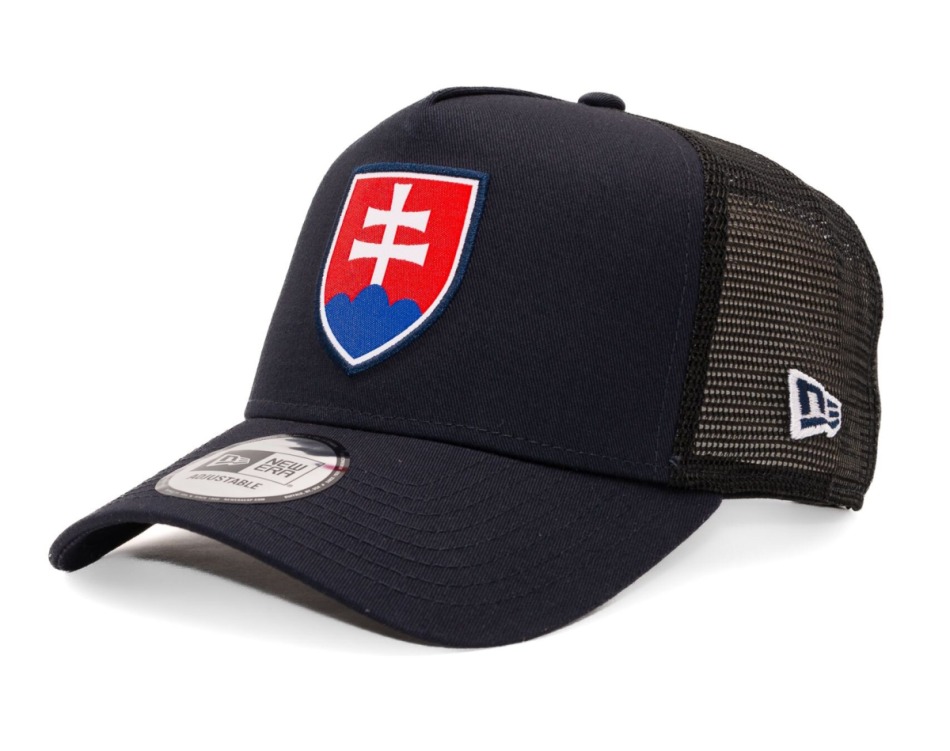 Hokejové reprezentace čepice baseballová kšiltovka Slovakia Trucker core navy - Hokejové reprezentace kšiltovky, čepice, rukavice
