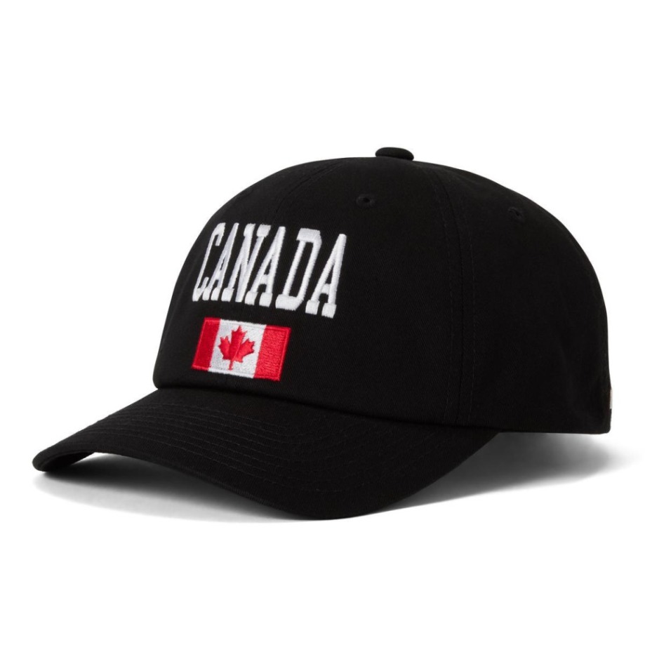 Hokejové reprezentace čepice baseballová kšiltovka Canada Flag black - Hokejové reprezentace kšiltovky, čepice, rukavice