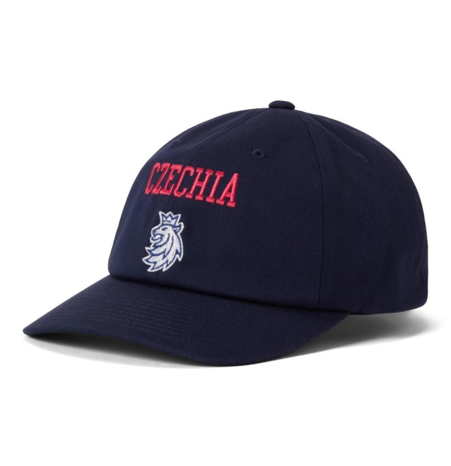 Hokejové reprezentace čepice baseballová kšiltovka Czech republic Flag navy - Hokejové reprezentace kšiltovky, čepice, rukavice