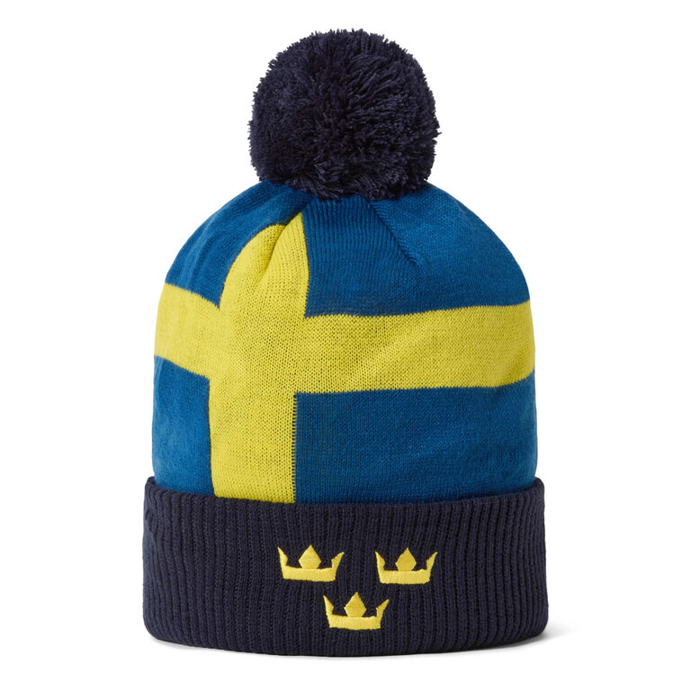 Hokejové reprezentace zimní čepice Sweden Pom Flag