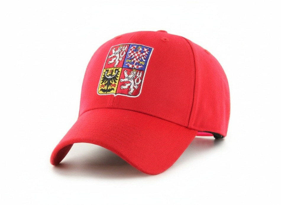 Hokejové reprezentace čepice baseballová kšiltovka Czech Republic 47 MVP SNAPBACK Red