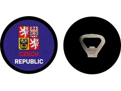 Hokejové reprezentace otvírák Czech republic puck logo blue