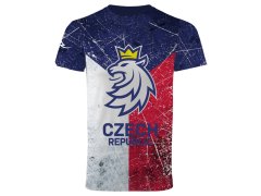 Hokejové reprezentace pánské tričko Czech Ice Hockey sub logo lion