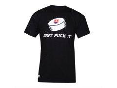 Hokejové reprezentace pánské tričko Slovakia Just puck it