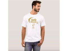 Hokejové reprezentace pánské tričko HOŠI DĚKUJEM Ice Hockey World Championship Czechia MS 2024 GOLD EDITION White