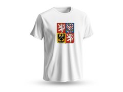 Hokejové reprezentace pánské tričko Czech republic David Pastrňák #88 National Emblem 2025 white